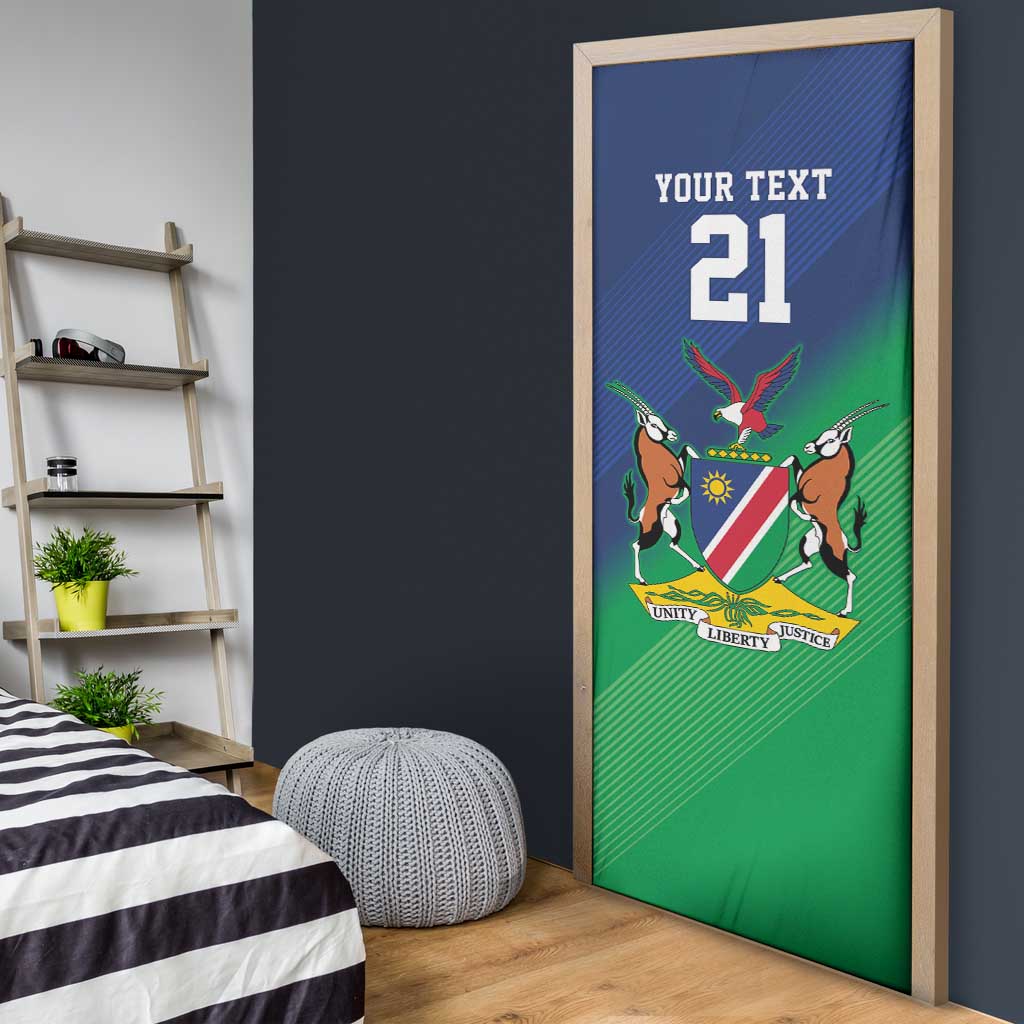 Namibia Rugby Custom Door Cover Welwitschias African Fish Eagle - Wonder Print Shop