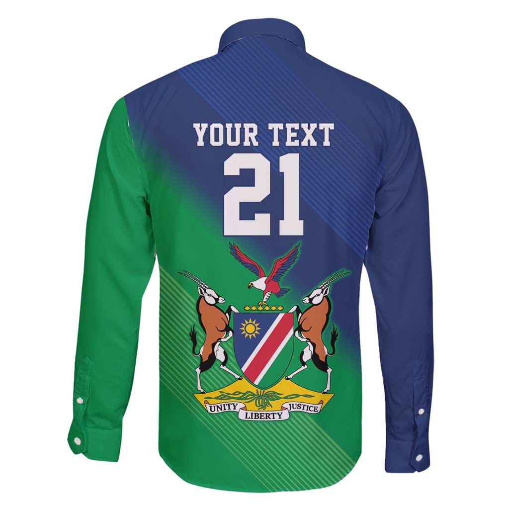 Namibia Rugby Custom Family Matching Puletasi and Hawaiian Shirt Welwitschias African Fish Eagle - Wonder Print Shop