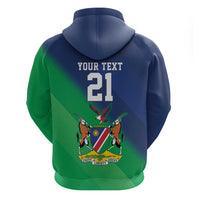 Namibia Rugby Custom Hoodie Welwitschias African Fish Eagle - Wonder Print Shop