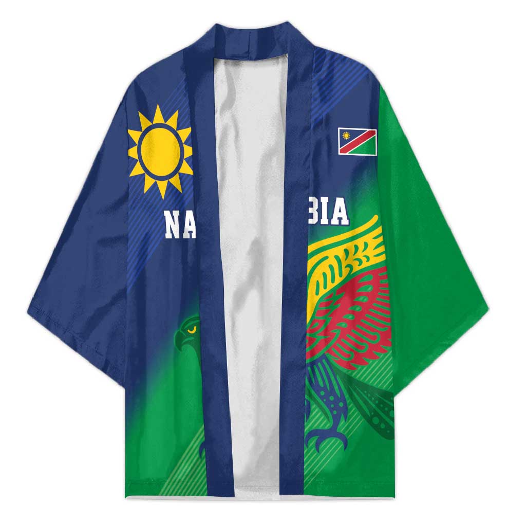 Namibia Rugby Custom Kimono Welwitschias African Fish Eagle - Wonder Print Shop