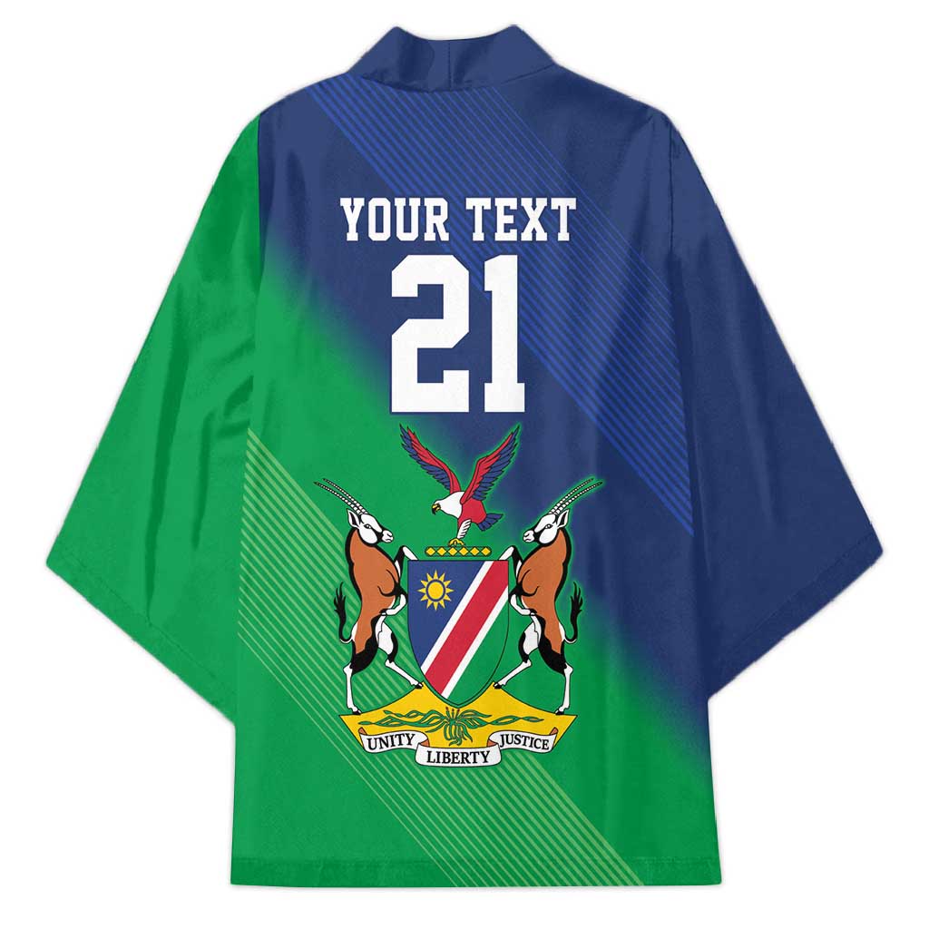 Namibia Rugby Custom Kimono Welwitschias African Fish Eagle - Wonder Print Shop
