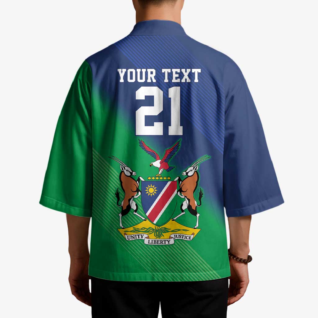 Namibia Rugby Custom Kimono Welwitschias African Fish Eagle - Wonder Print Shop