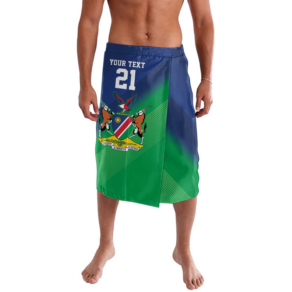 Namibia Rugby Custom Lavalava Welwitschias African Fish Eagle - Wonder Print Shop