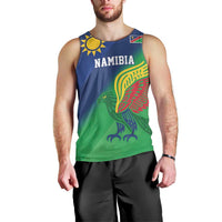 Namibia Rugby Custom Men Tank Top Welwitschias African Fish Eagle - Wonder Print Shop