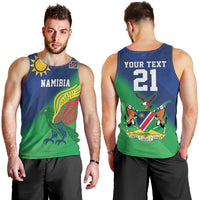 Namibia Rugby Custom Men Tank Top Welwitschias African Fish Eagle - Wonder Print Shop
