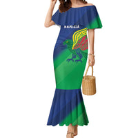 Namibia Rugby Custom Mermaid Dress Welwitschias African Fish Eagle - Wonder Print Shop