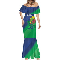 Namibia Rugby Custom Mermaid Dress Welwitschias African Fish Eagle - Wonder Print Shop