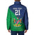 Namibia Rugby Custom Padded Jacket Welwitschias African Fish Eagle - Wonder Print Shop