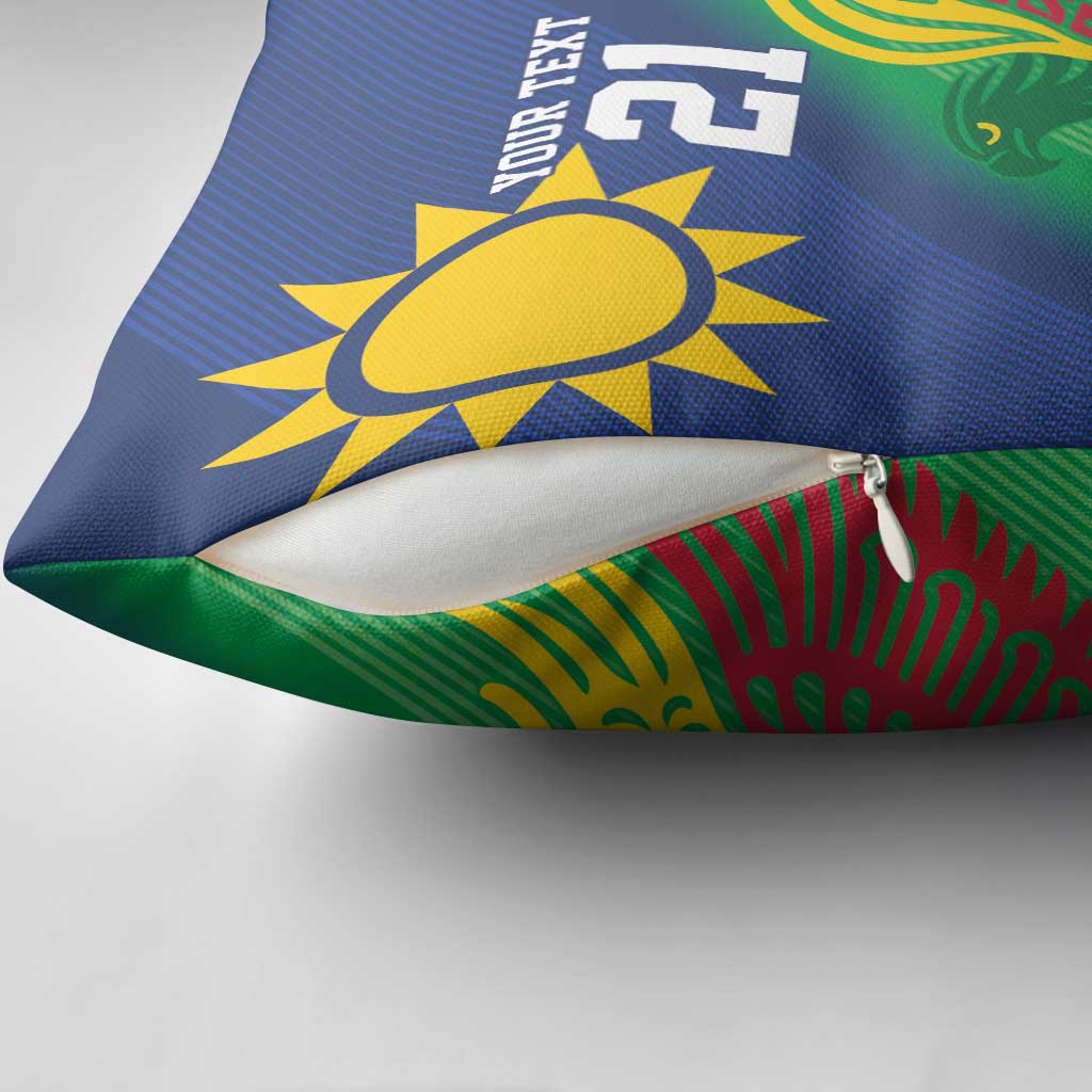 Namibia Rugby Custom Pillow Cover Welwitschias African Fish Eagle - Wonder Print Shop