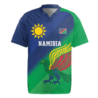 Namibia Rugby Custom Rugby Jersey Welwitschias African Fish Eagle - Wonder Print Shop