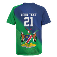 Namibia Rugby Custom Rugby Jersey Welwitschias African Fish Eagle - Wonder Print Shop