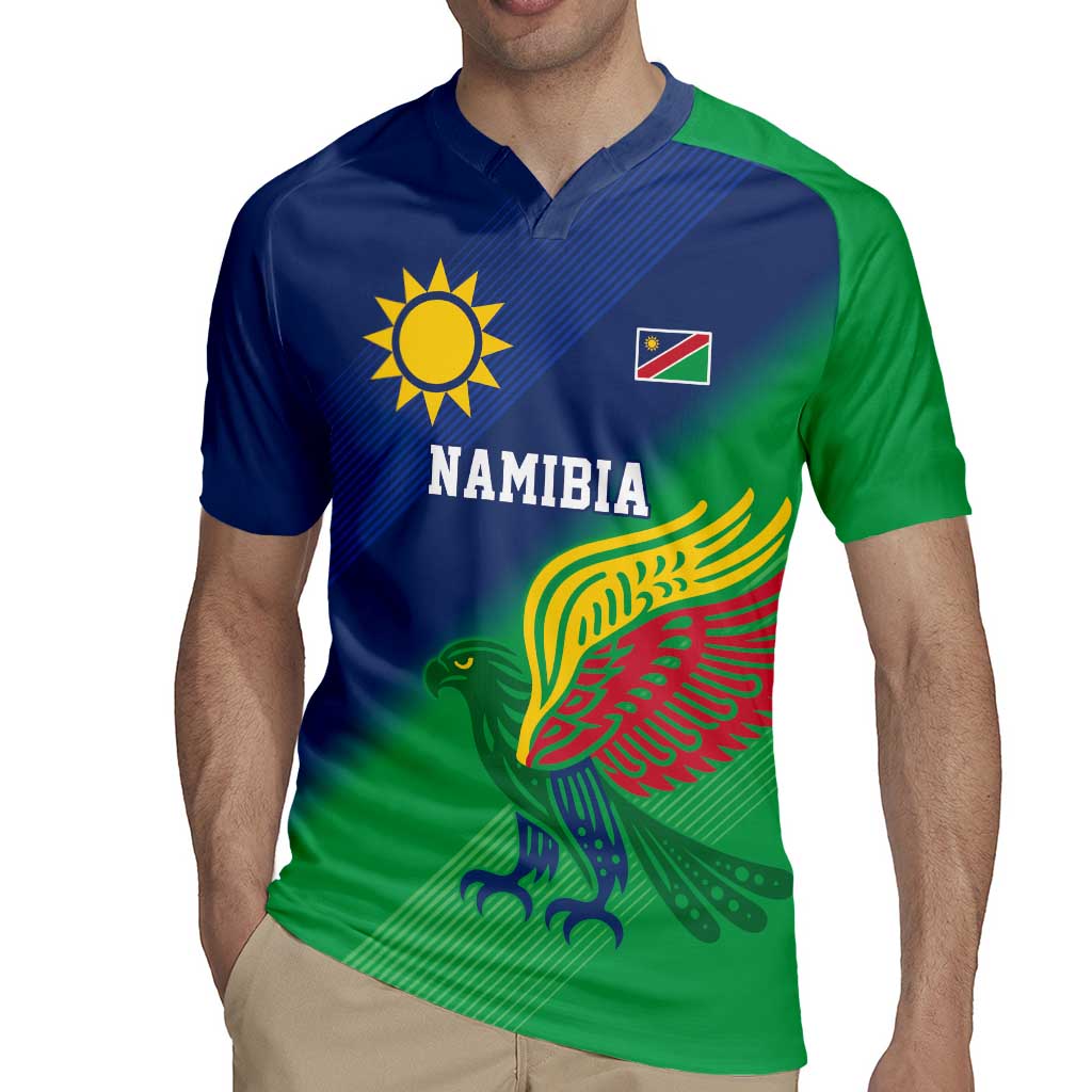 Namibia Rugby Custom Rugby Jersey Welwitschias African Fish Eagle - Wonder Print Shop