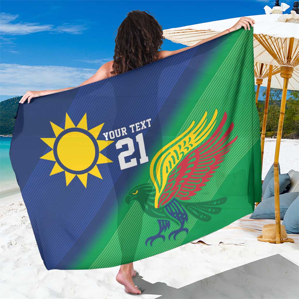 Namibia Rugby Custom Sarong Welwitschias African Fish Eagle - Wonder Print Shop