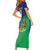 Namibia Rugby Custom Short Sleeve Bodycon Dress Welwitschias African Fish Eagle - Wonder Print Shop