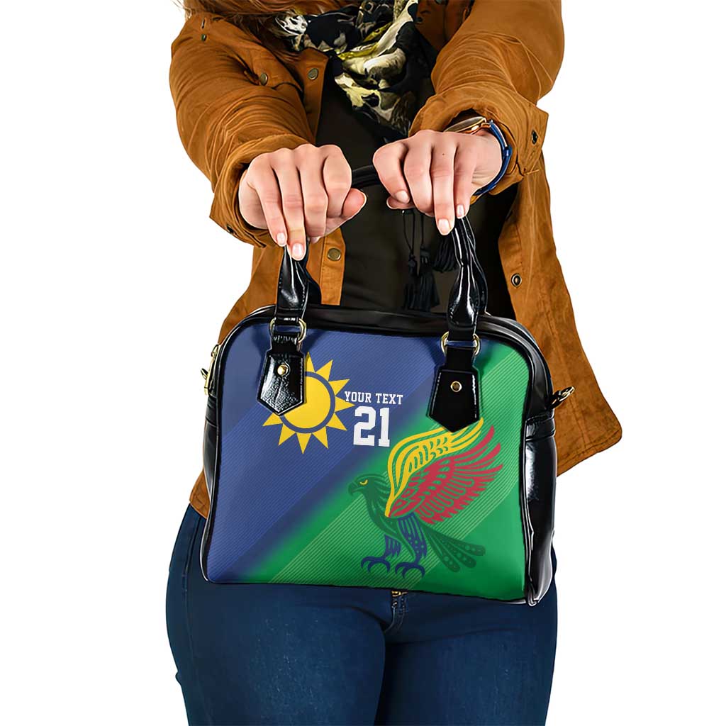 Namibia Rugby Custom Shoulder Handbag Welwitschias African Fish Eagle - Wonder Print Shop