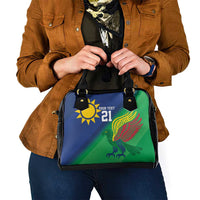 Namibia Rugby Custom Shoulder Handbag Welwitschias African Fish Eagle - Wonder Print Shop