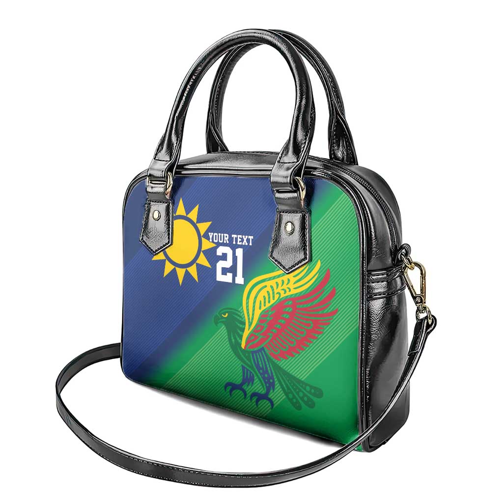 Namibia Rugby Custom Shoulder Handbag Welwitschias African Fish Eagle - Wonder Print Shop