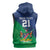Namibia Rugby Custom Sleeveless Hoodie Welwitschias African Fish Eagle - Wonder Print Shop