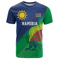 Namibia Rugby Custom T Shirt Welwitschias African Fish Eagle - Wonder Print Shop
