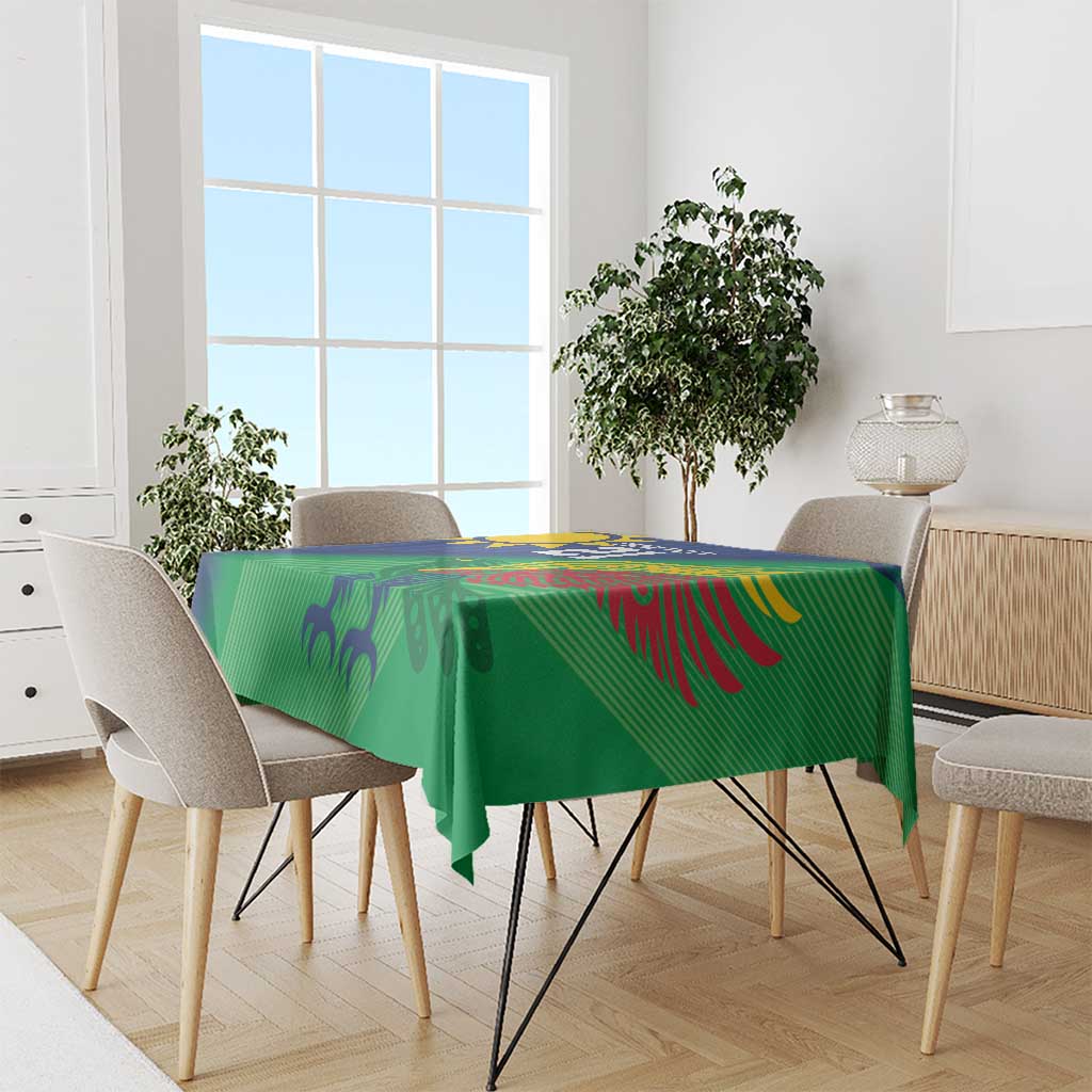 Namibia Rugby Custom Tablecloth Welwitschias African Fish Eagle - Wonder Print Shop