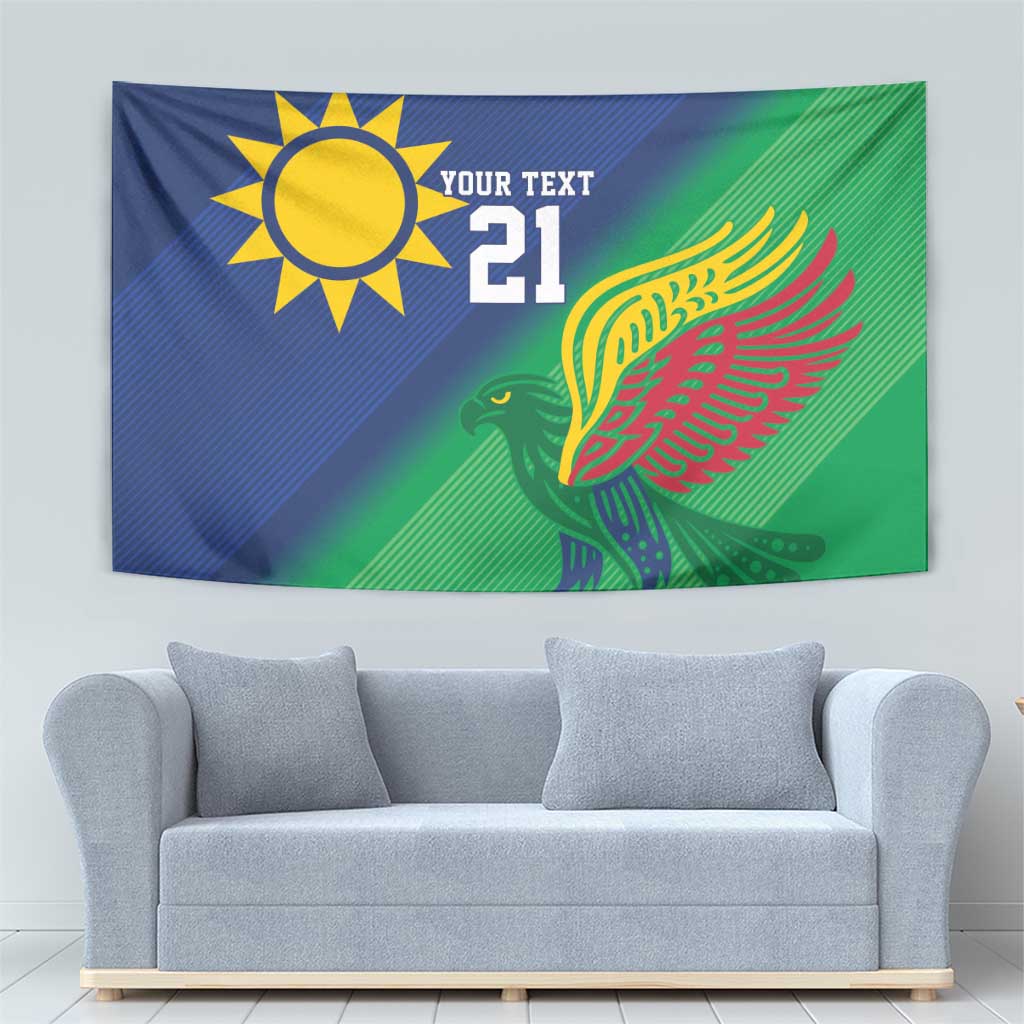 Namibia Rugby Custom Tapestry Welwitschias African Fish Eagle - Wonder Print Shop