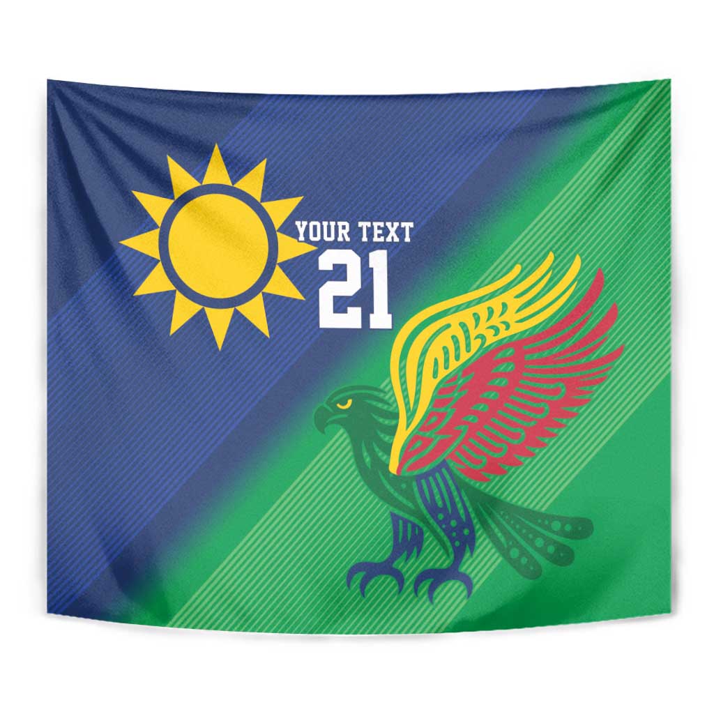 Namibia Rugby Custom Tapestry Welwitschias African Fish Eagle - Wonder Print Shop
