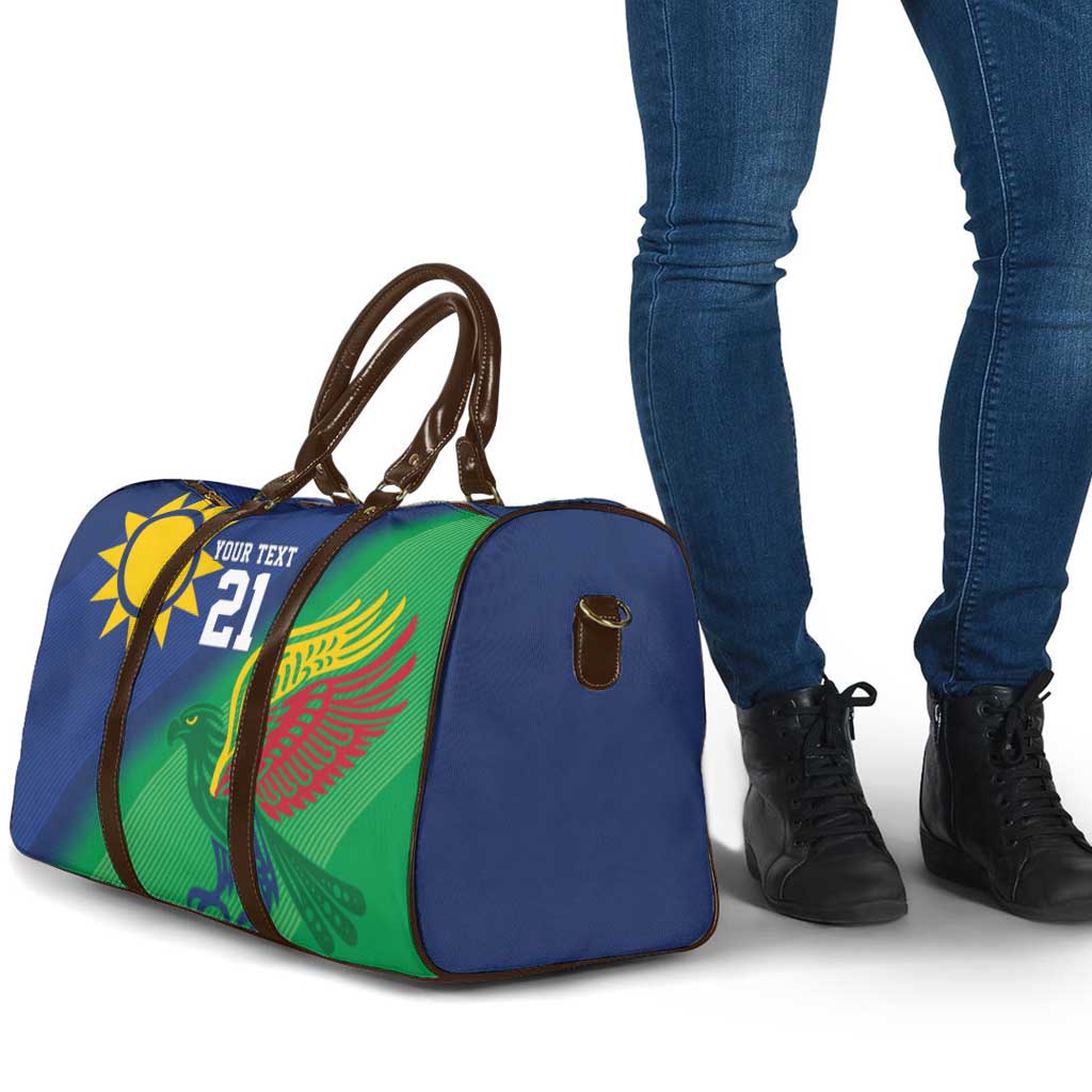 Namibia Rugby Custom Travel Bag Welwitschias African Fish Eagle - Wonder Print Shop