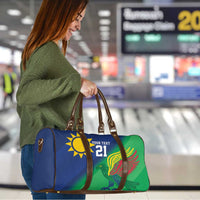 Namibia Rugby Custom Travel Bag Welwitschias African Fish Eagle - Wonder Print Shop