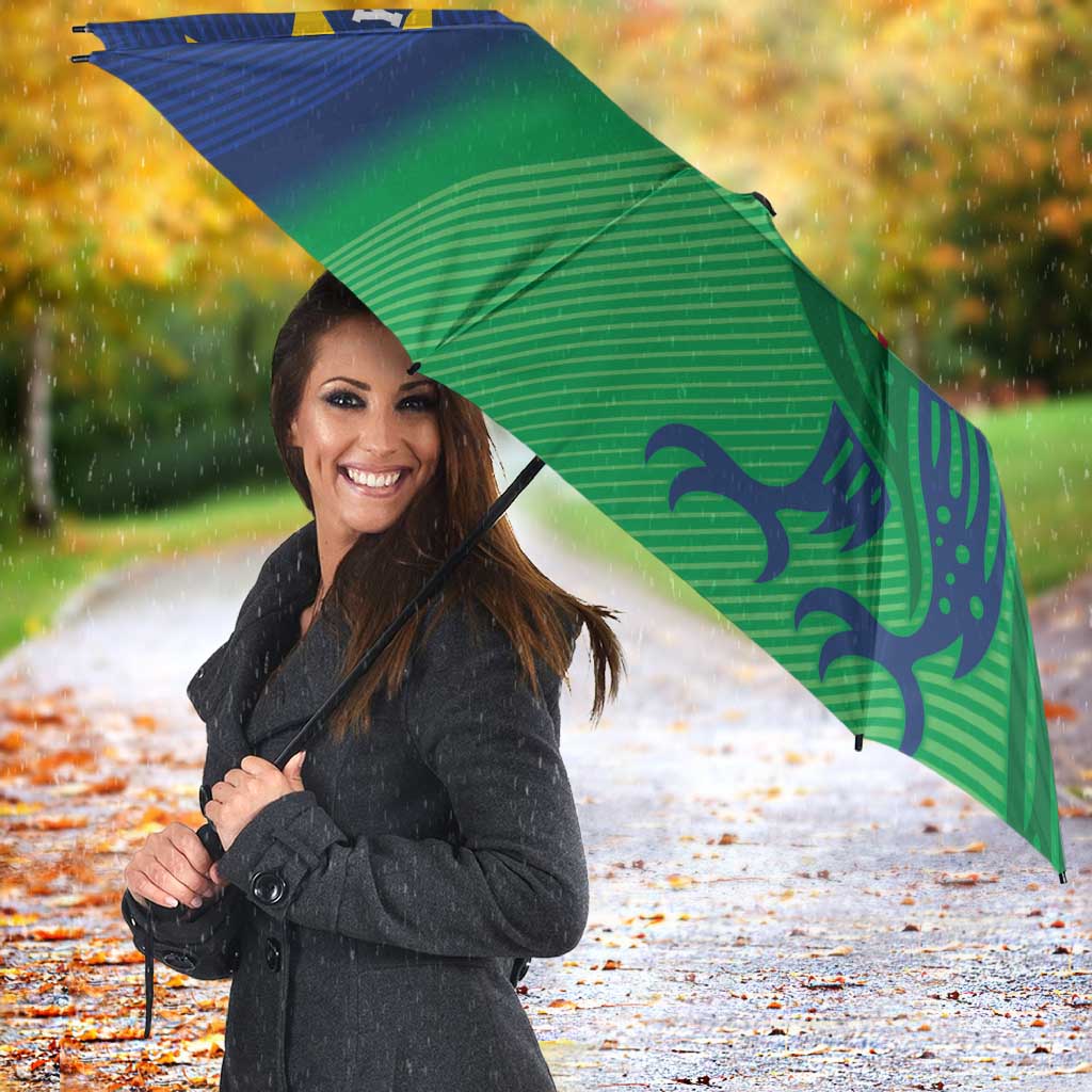 Namibia Rugby Custom Umbrella Welwitschias African Fish Eagle - Wonder Print Shop