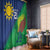 Namibia Rugby Custom Window Curtain Welwitschias African Fish Eagle - Wonder Print Shop