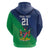 Namibia Rugby Custom Zip Hoodie Welwitschias African Fish Eagle - Wonder Print Shop
