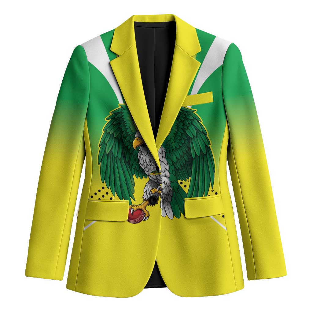 Nigeria Cricket Custom Blazer Najeriya Yellow Greens Eagle - Wonder Print Shop