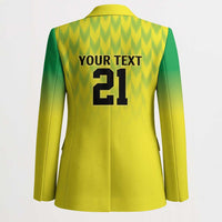 Nigeria Cricket Custom Blazer Najeriya Yellow Greens Eagle - Wonder Print Shop