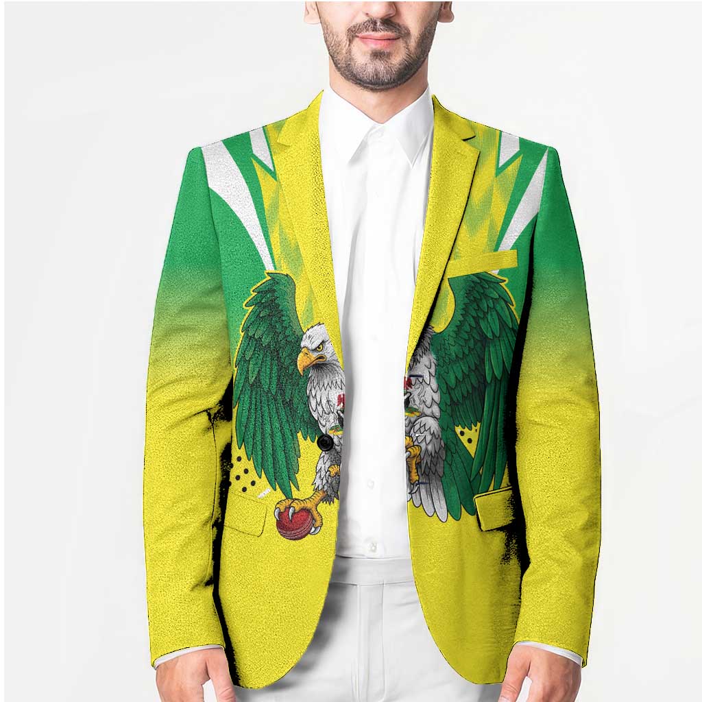 Nigeria Cricket Custom Blazer Najeriya Yellow Greens Eagle - Wonder Print Shop