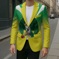 Nigeria Cricket Custom Blazer Najeriya Yellow Greens Eagle - Wonder Print Shop