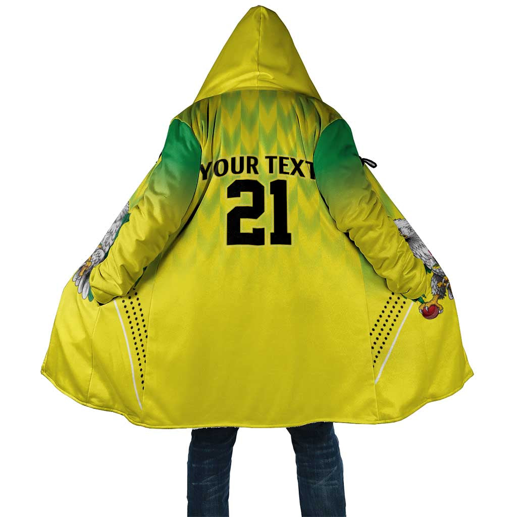 Nigeria Cricket Custom Cloak Najeriya Yellow Greens Eagle - Wonder Print Shop