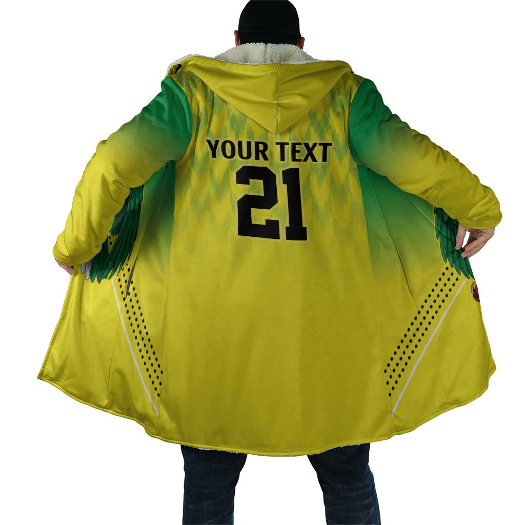 Nigeria Cricket Custom Cloak Najeriya Yellow Greens Eagle - Wonder Print Shop