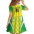 Nigeria Cricket Custom Kid Short Sleeve Dress Najeriya Yellow Greens Eagle - Wonder Print Shop