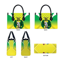 Nigeria Cricket Custom Leather Bag Najeriya Yellow Greens Eagle - Wonder Print Shop