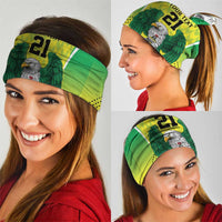 Nigeria Cricket Custom Neck Gaiter Najeriya Yellow Greens Eagle - Wonder Print Shop