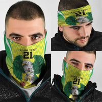 Nigeria Cricket Custom Neck Gaiter Najeriya Yellow Greens Eagle - Wonder Print Shop