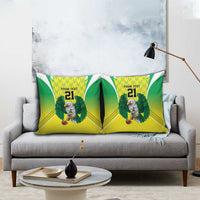 Nigeria Cricket Custom Pillow Cover Najeriya Yellow Greens Eagle - Wonder Print Shop