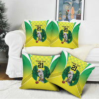 Nigeria Cricket Custom Pillow Cover Najeriya Yellow Greens Eagle - Wonder Print Shop