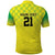Nigeria Cricket Custom Polo Shirt Najeriya Yellow Greens Eagle - Wonder Print Shop