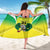 Nigeria Cricket Custom Sarong Najeriya Yellow Greens Eagle - Wonder Print Shop