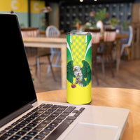 Nigeria Cricket Custom Skinny Tumbler Najeriya Yellow Greens Eagle - Wonder Print Shop