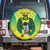 Nigeria Cricket Custom Spare Tire Cover Najeriya Yellow Greens Eagle - Wonder Print Shop