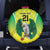 Nigeria Cricket Custom Spare Tire Cover Najeriya Yellow Greens Eagle - Wonder Print Shop