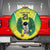 Nigeria Cricket Custom Spare Tire Cover Najeriya Yellow Greens Eagle - Wonder Print Shop