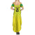 Nigeria Cricket Custom Summer Maxi Dress Najeriya Yellow Greens Eagle - Wonder Print Shop